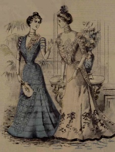 Rochii de bal - Moda parisiana 1898
